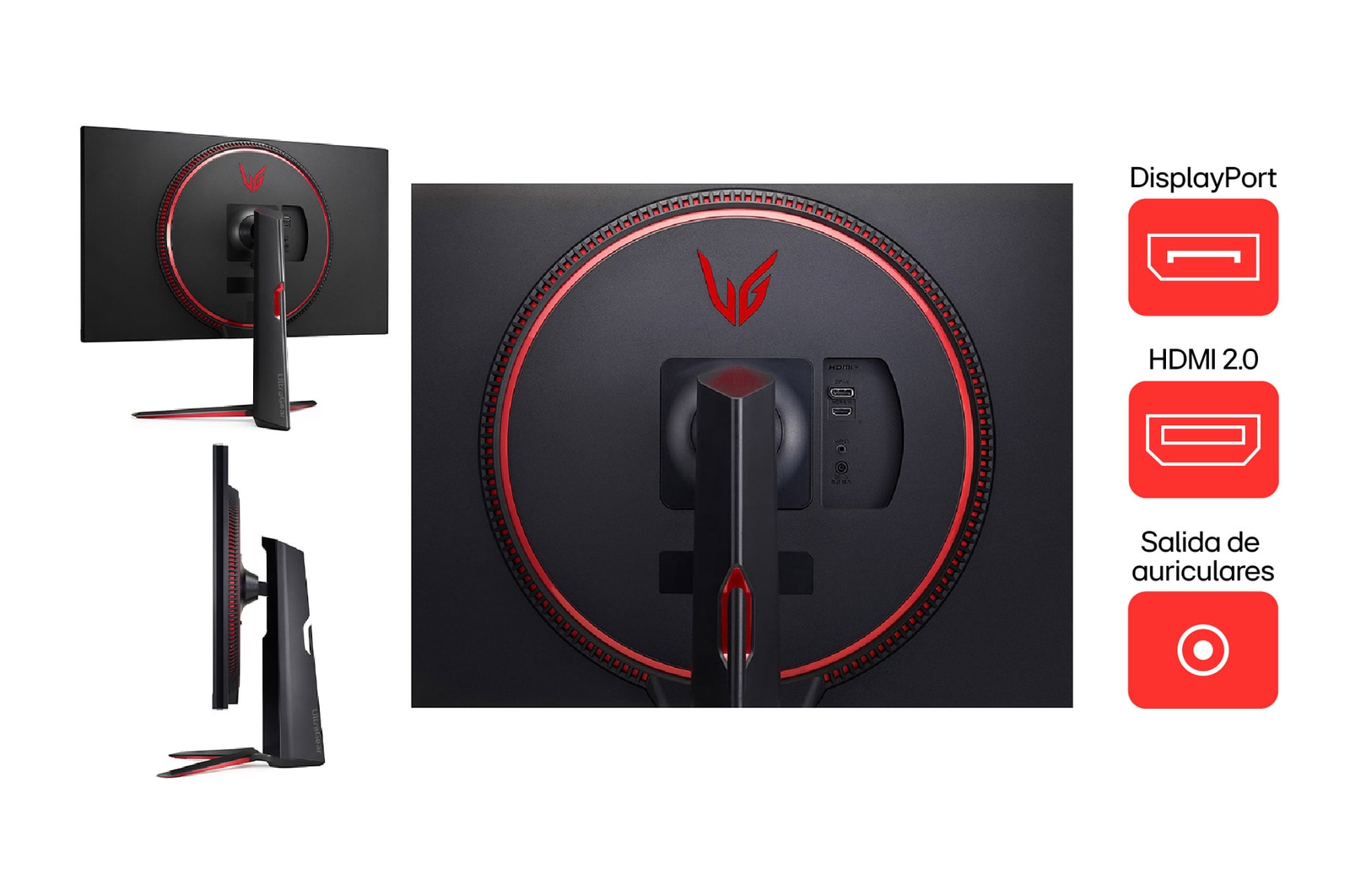 entradas Monitor Gamer 32 Pulgadas FHD LG